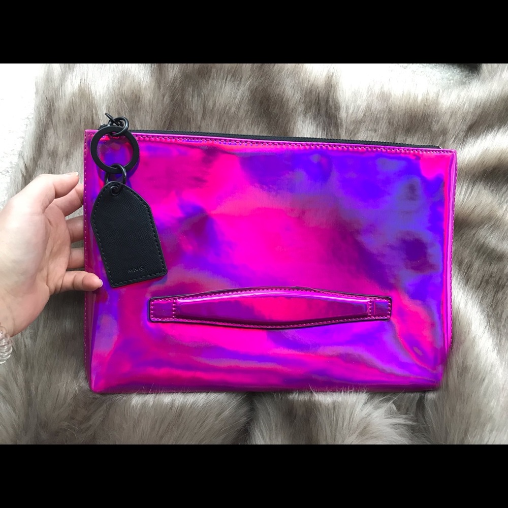 Mango Clutch Pink Iridescence